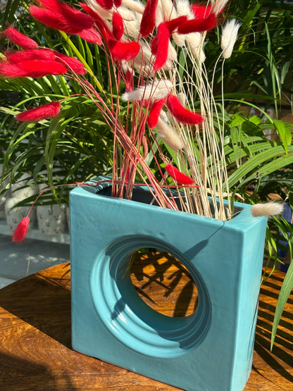 Blue Ocean Circle Vase