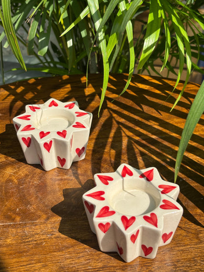 LoveGlow Series Tea Light Holders (Set of 4 Assorted)