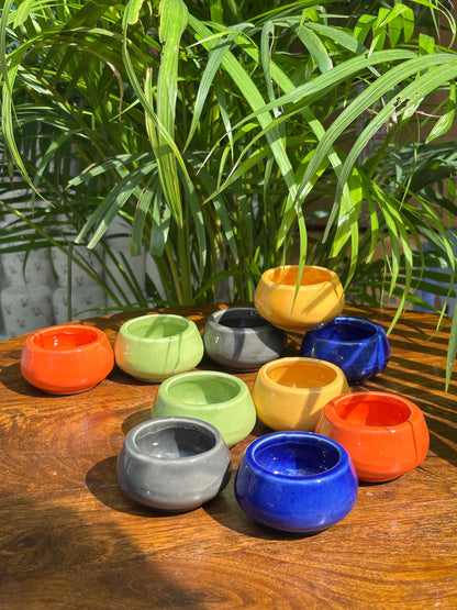 Shubh Rang Diya's (Set of 5 Assorted Colors)