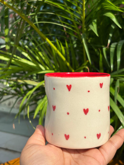 RedLush Candle Jar/ Water Glass