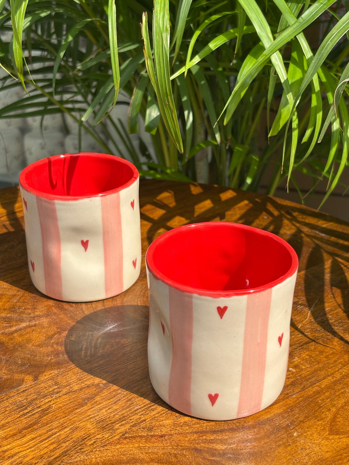 Blush & Love Candle Jar/ Water Glass