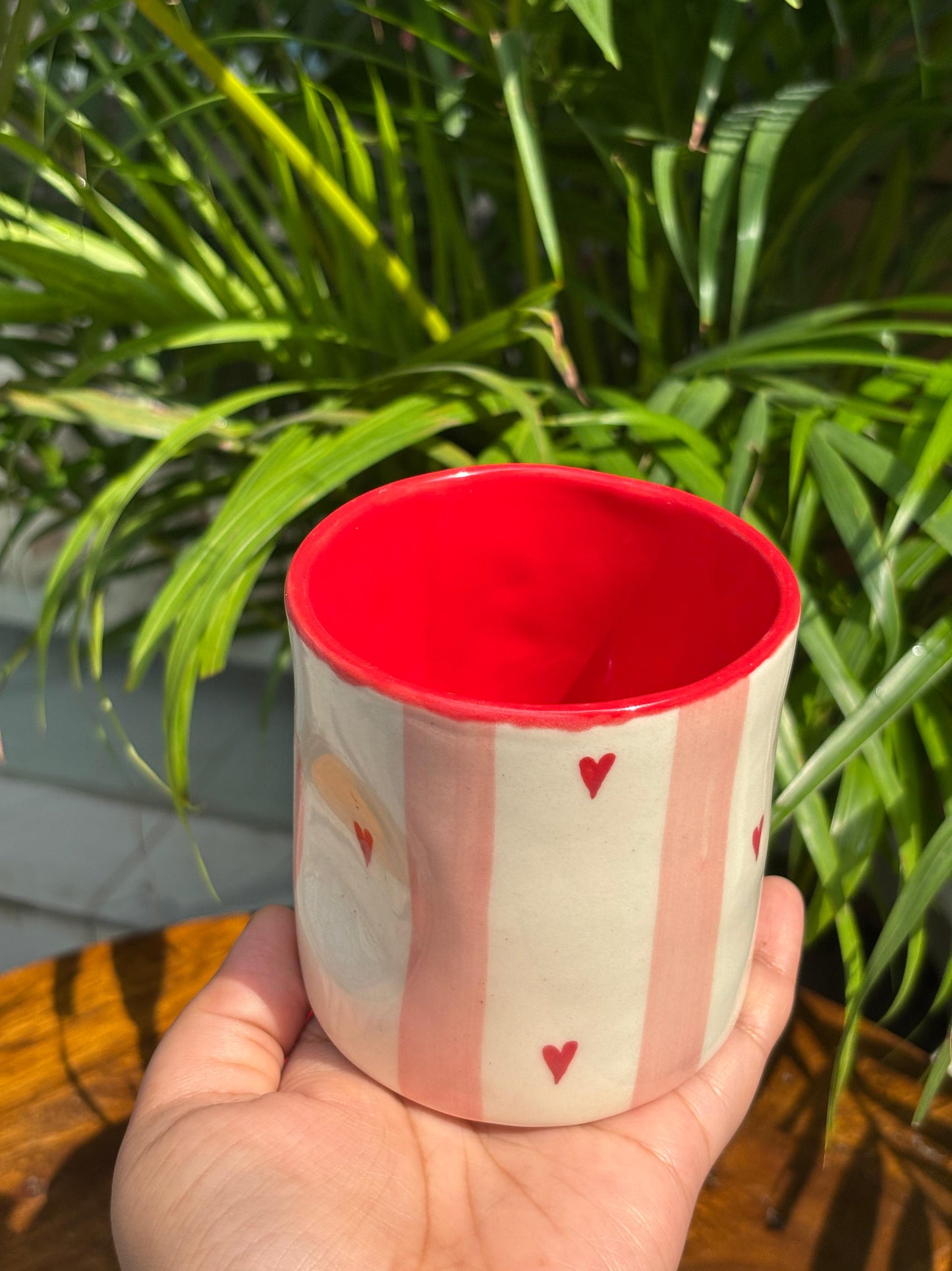 Blush & Love Candle Jar/ Water Glass