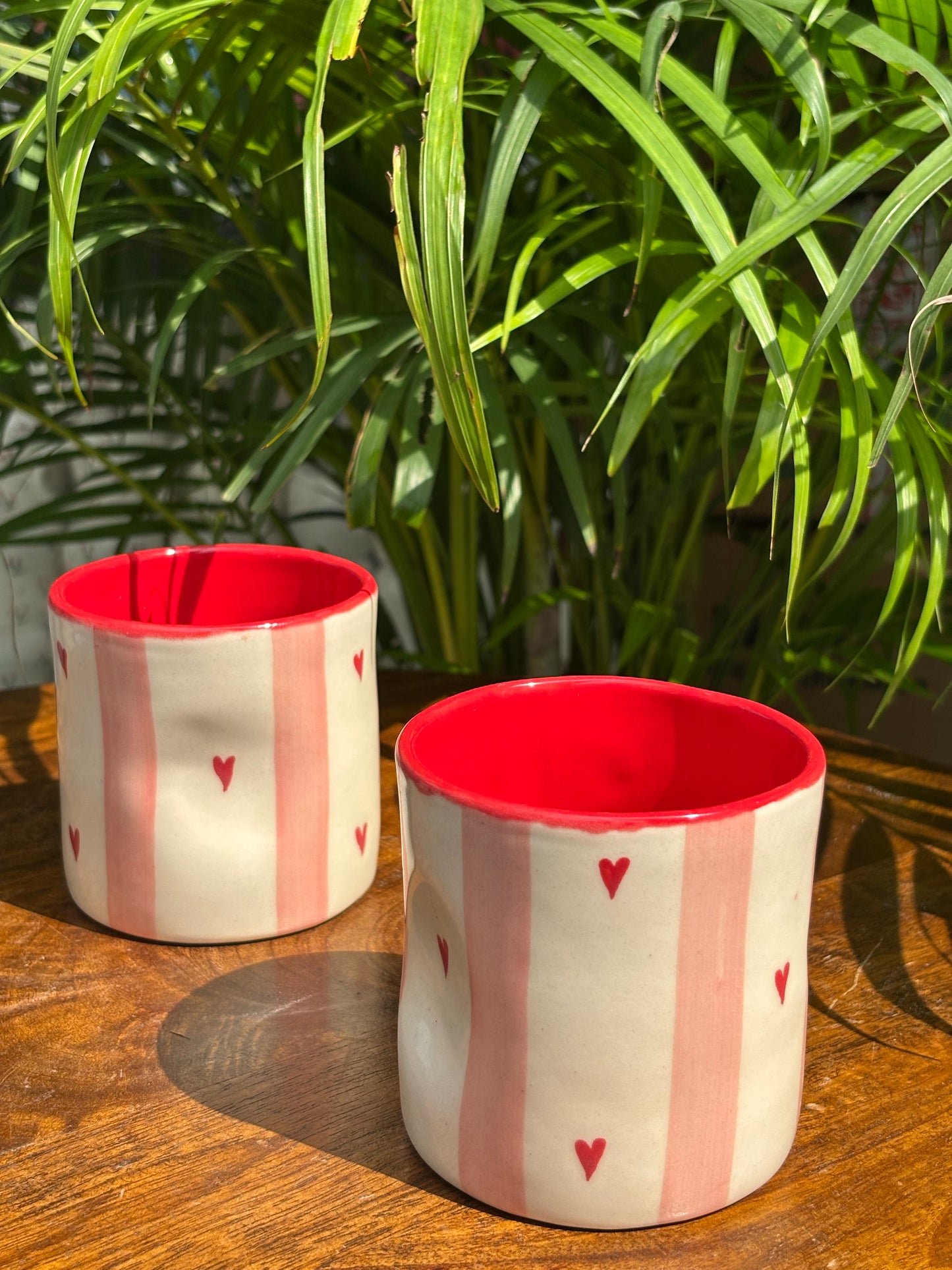 Blush & Love Candle Jar/ Water Glass