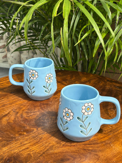 Bloom Blue Coffee Mug
