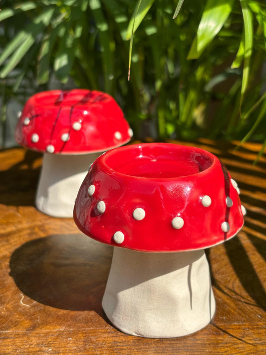 ShineShroom Tea Light Holders (Set of 4 Assorted)