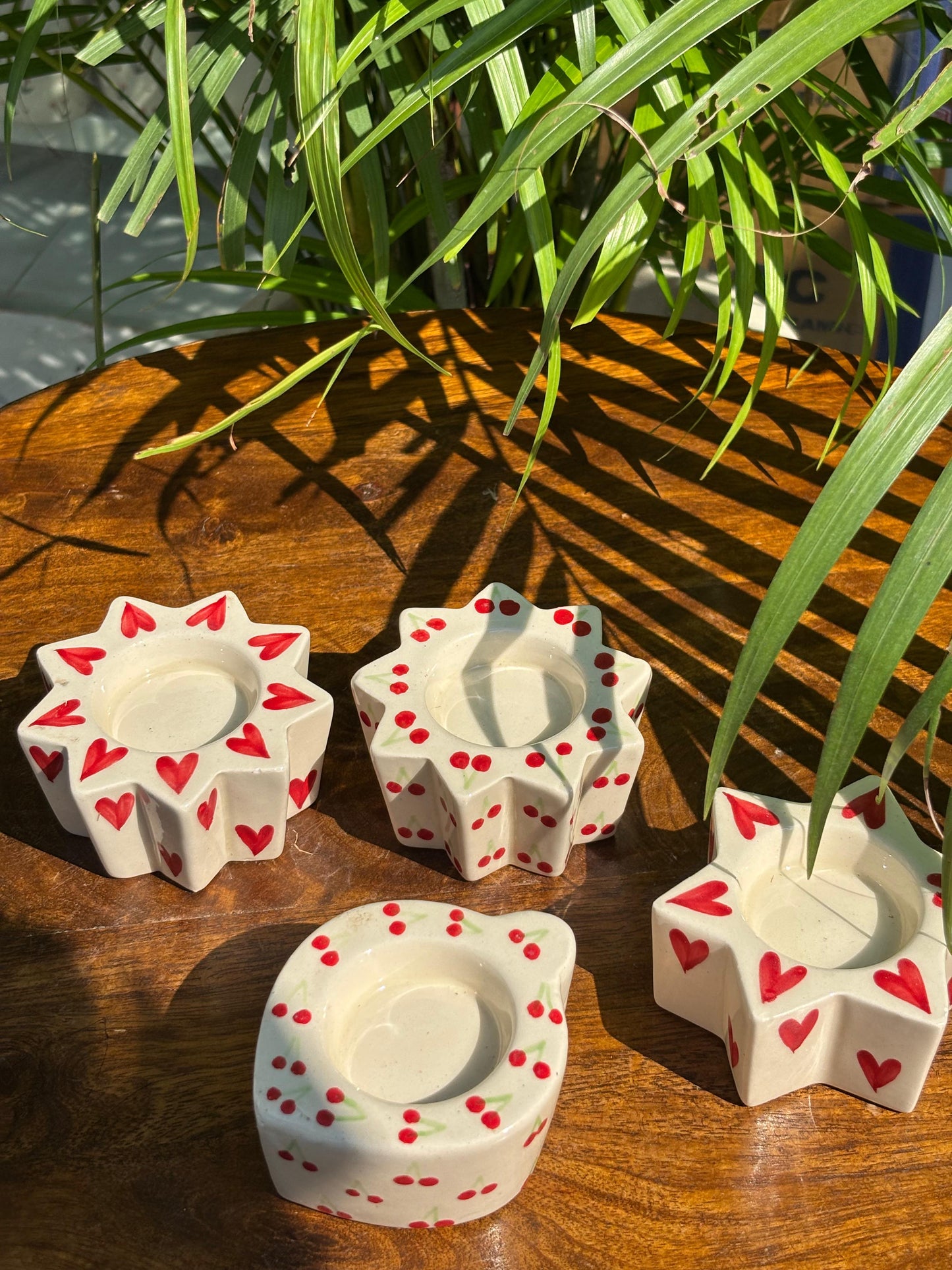 LoveGlow Series Tea Light Holders (Set of 4 Assorted)