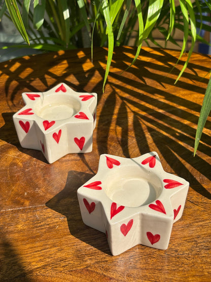 LoveGlow Series Tea Light Holders (Set of 4 Assorted)