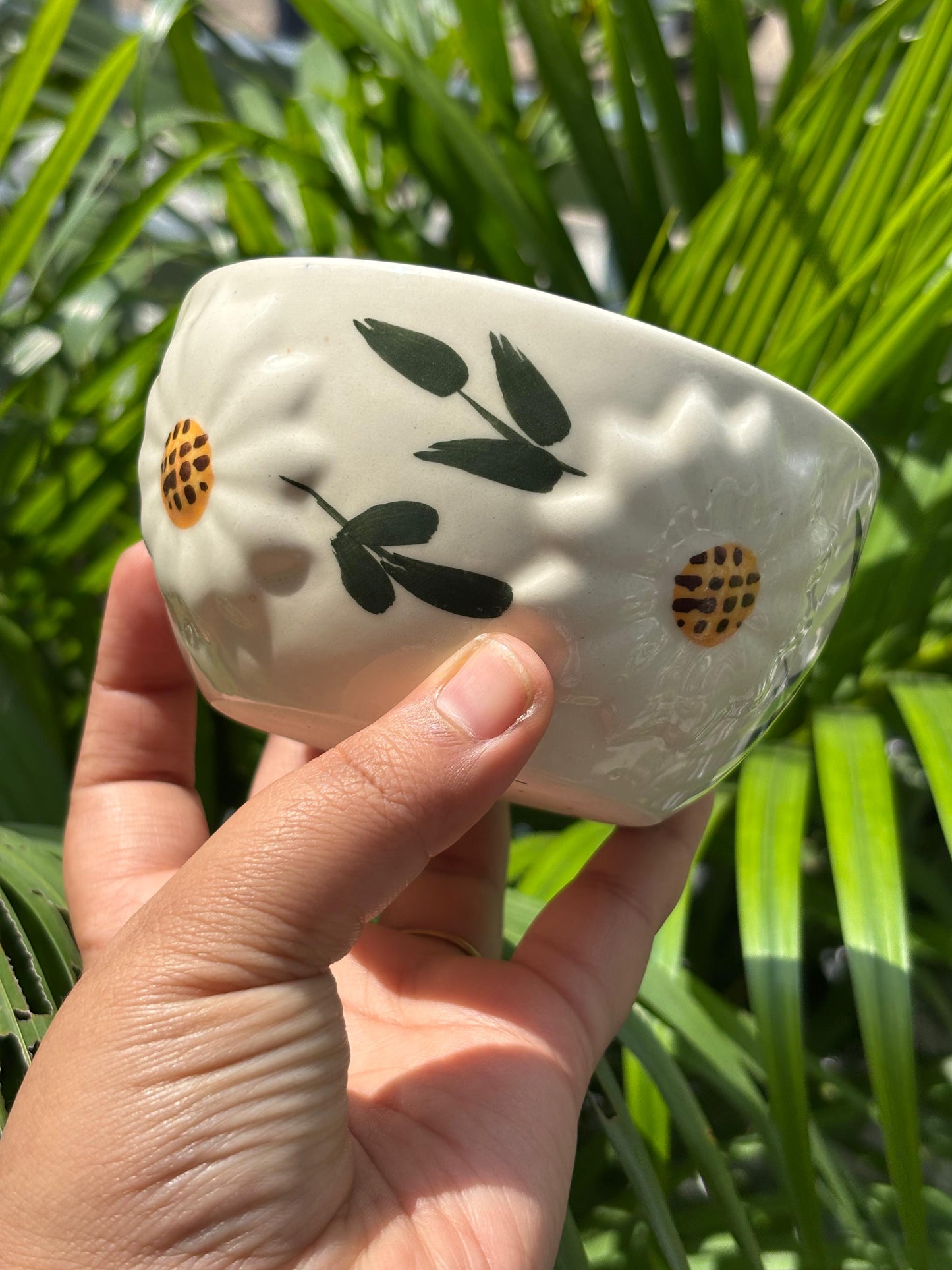 Sunny Bloom Snack Bowls (Set of 2)