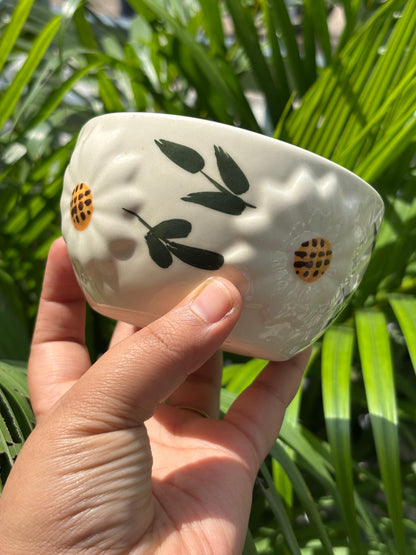 Sunny Bloom Snack Bowls (Set of 2)