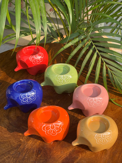 Lil’ Ele Glow Tea Light Holders Combo (Set of 6)