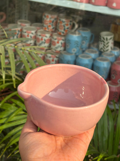 Pink Blush Matcha Bowl & Whisk Holder Set