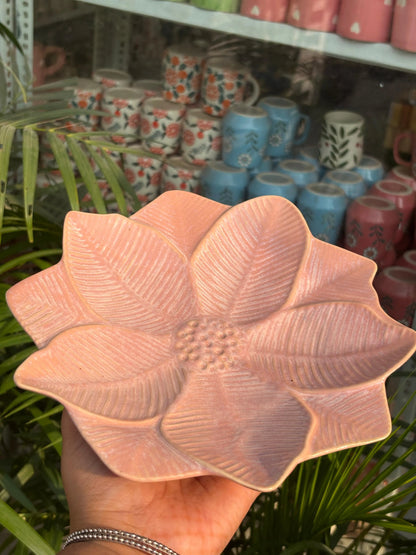 Blush Bloom-Pink Platter