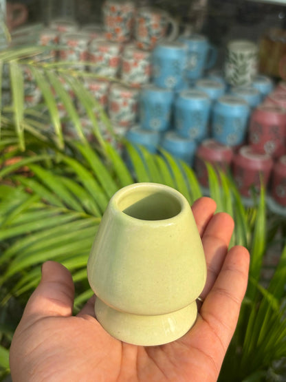 Green Mist Matcha Bowl & Whisk Holder Set