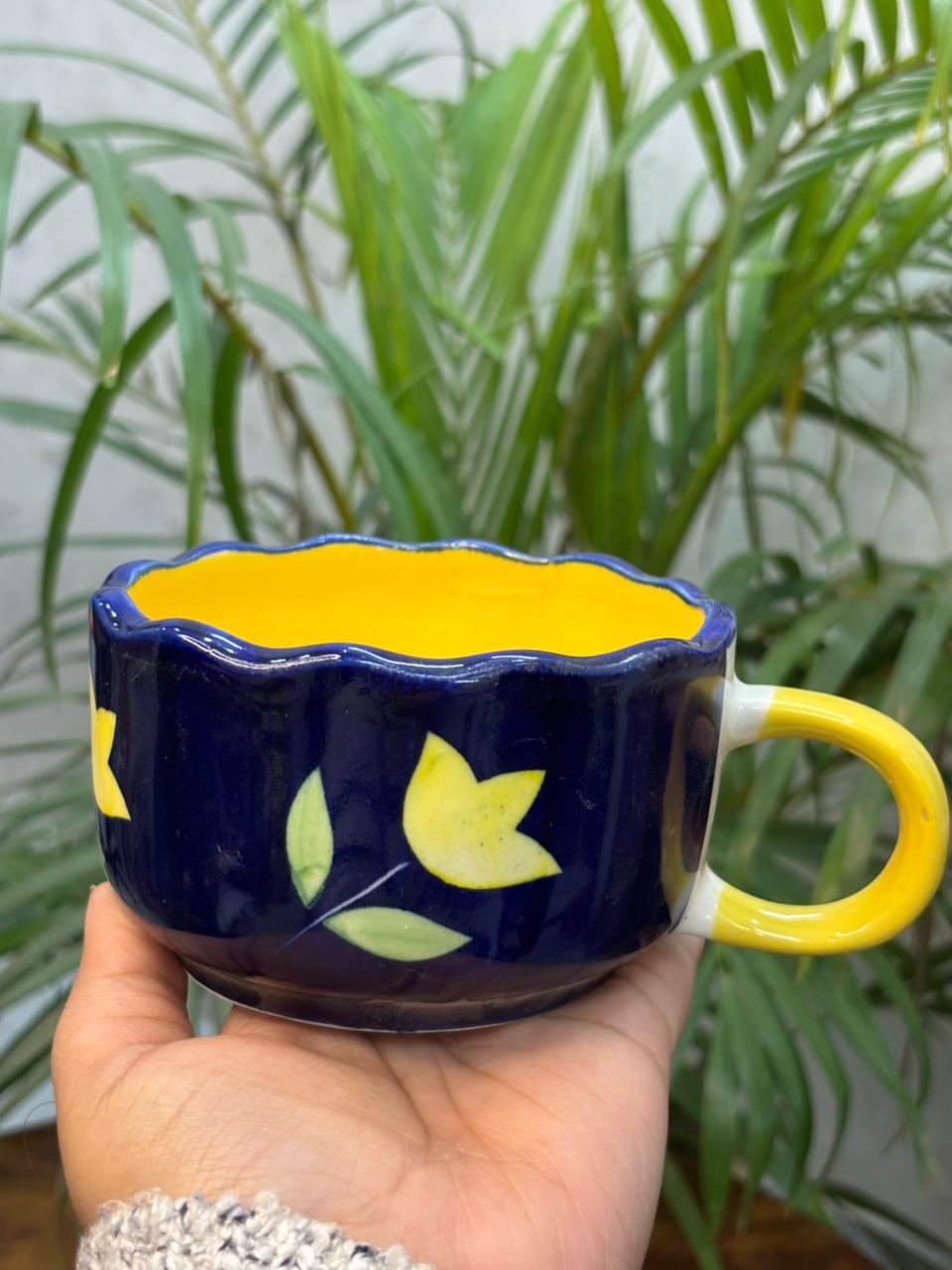 Golden Petal Royale Mug