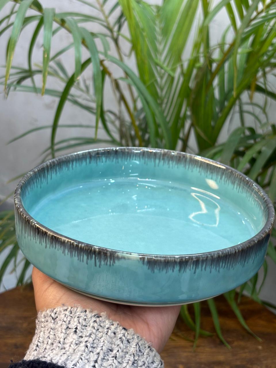 Turquoise Tide Serving Bowl