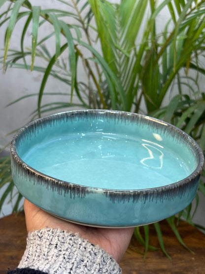 Turquoise Tide Serving Bowl
