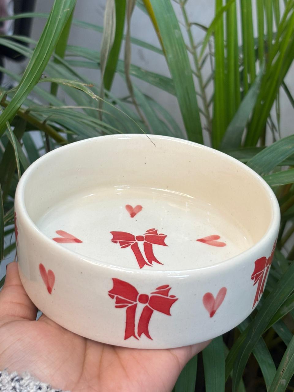 Ribbon Charm Snack Bowl