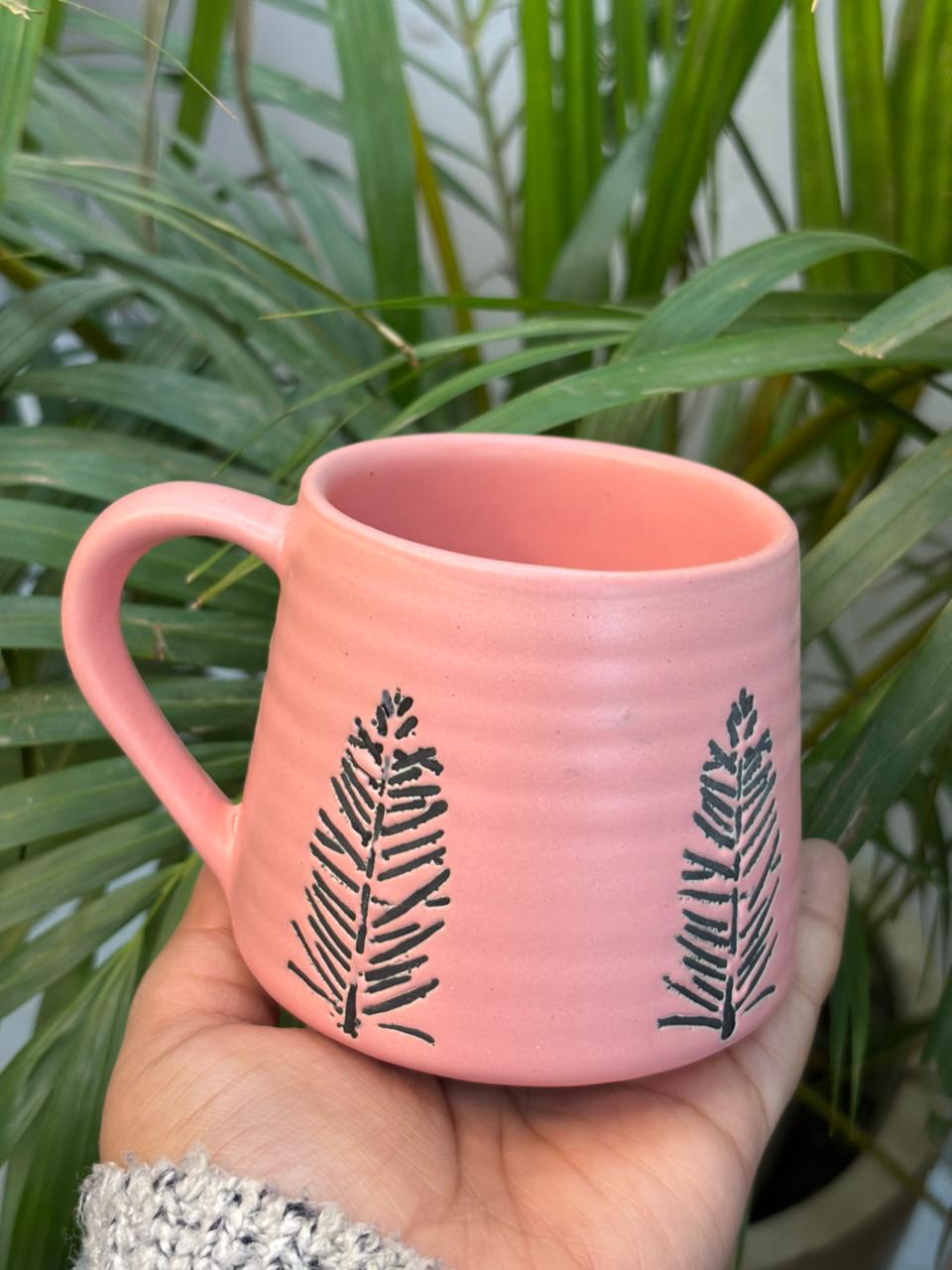 Merry Tree Pink Coffee Mug