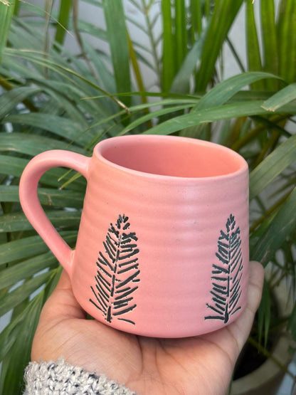 Merry Tree Pink Coffee Mug
