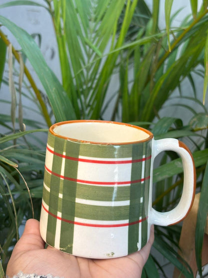 Festive Check Coffee Mug