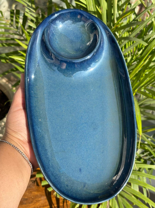 Imperial Ocean Blue Serving Platter