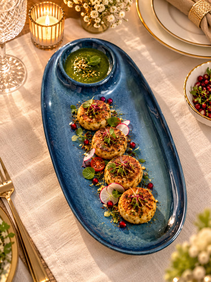 Imperial Ocean Blue Platter