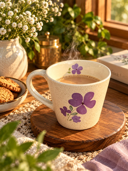 Lavender Fleurs Tea Cups (Set of 2)