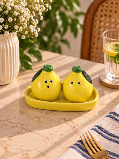 Lemon Duo Salt and Pepper Shakers Set