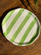 Light Green Candy Swirl Snack Plate (Set of 2)