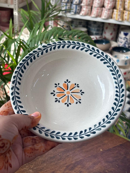 Marigold Vine Pasta Plates (Set of 2)