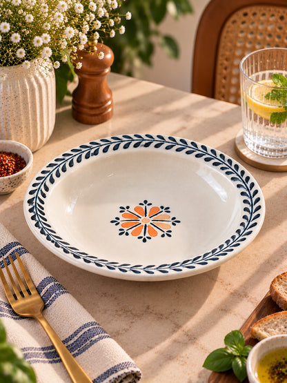 Marigold Vine Pasta Plates (Set of 2)