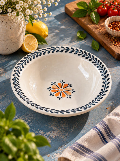 Marigold Vine Pasta Plates (Set of 2)
