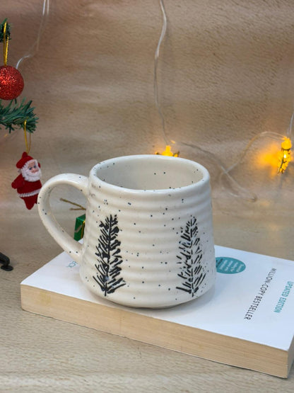 Merry Tree White Coffee Mug