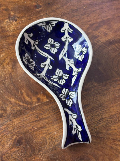 Midnight Blossom Spoon Rest