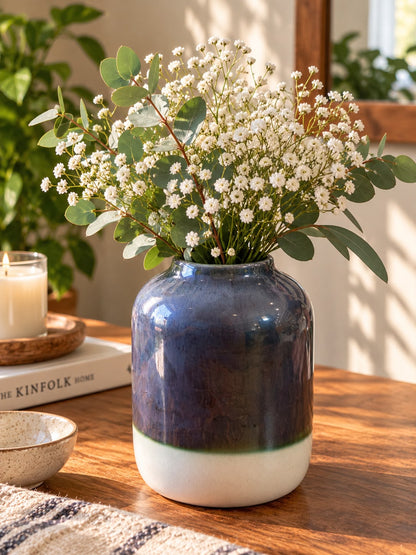 Midnight Forest Ceramic Vase