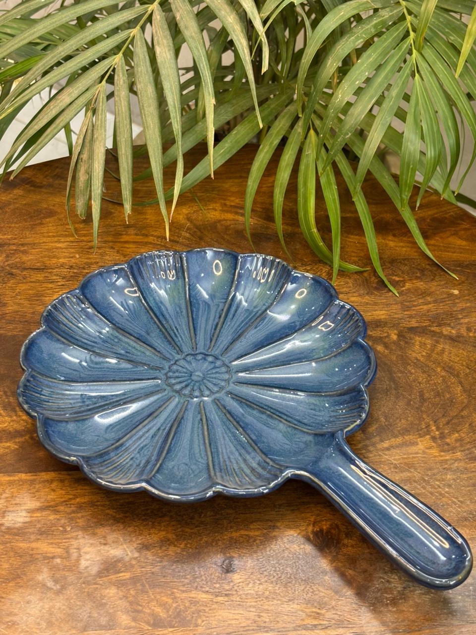 MoonPetal Serving Platter with Handle
