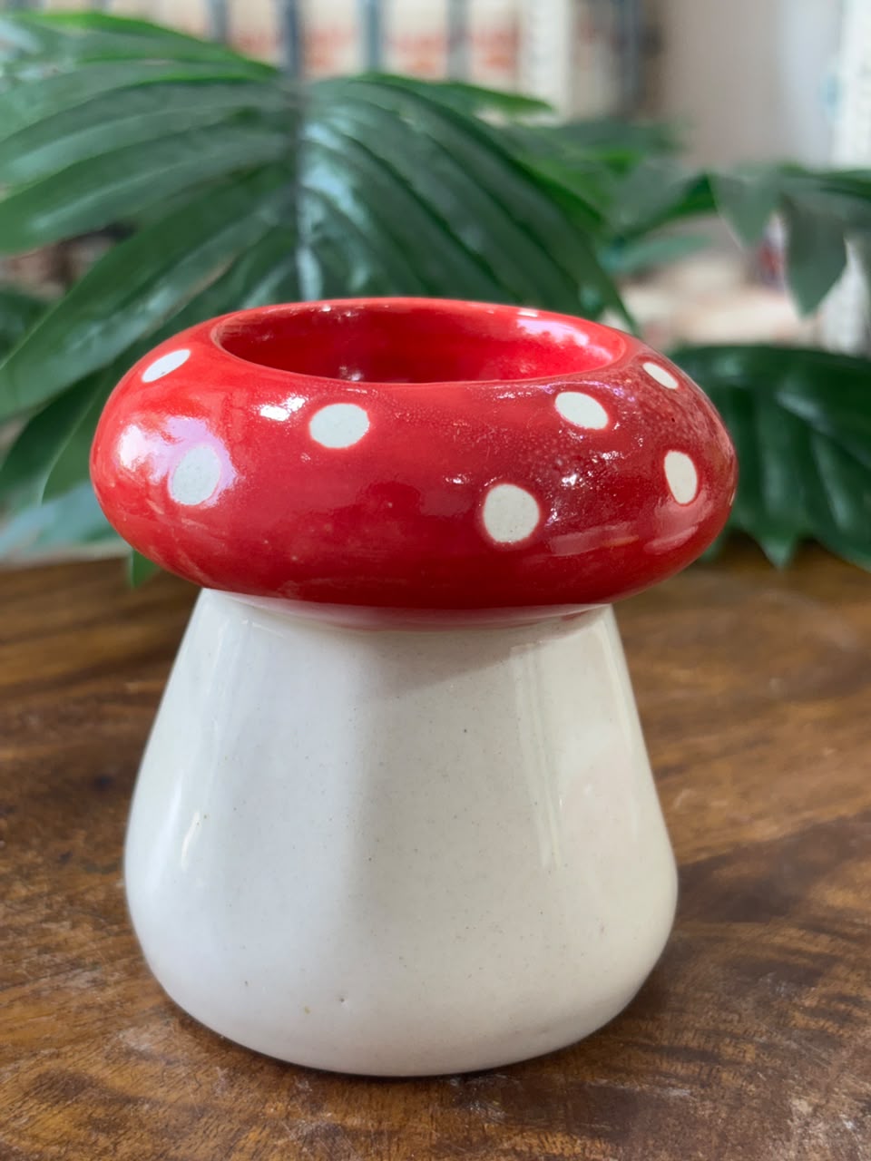 Mushroom Glow Red Tealight Holder – Set of 2