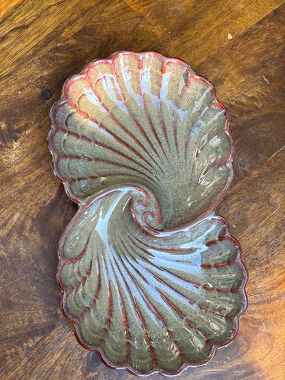 Ocean Crest Swirl Serving Platter