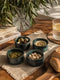 Olive Green Dip Bowls Set (Set of 4)