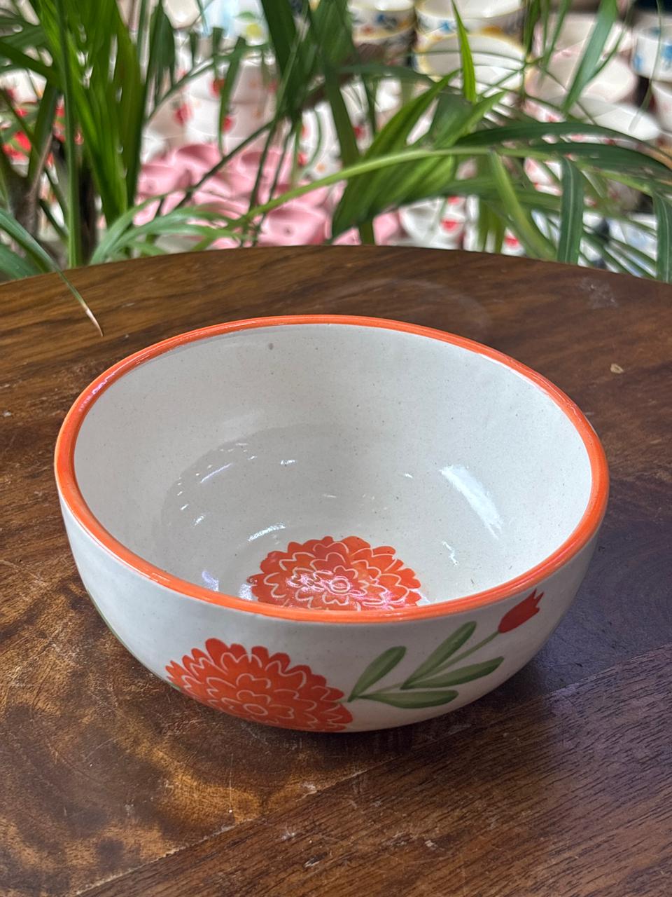 Orange Bloom Snack Bowl