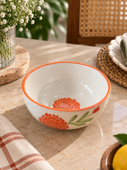 Orange Bloom Snack Bowl