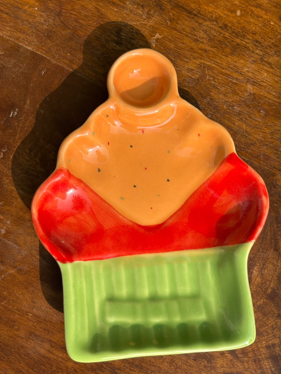 Orange Candy Scoop Platter