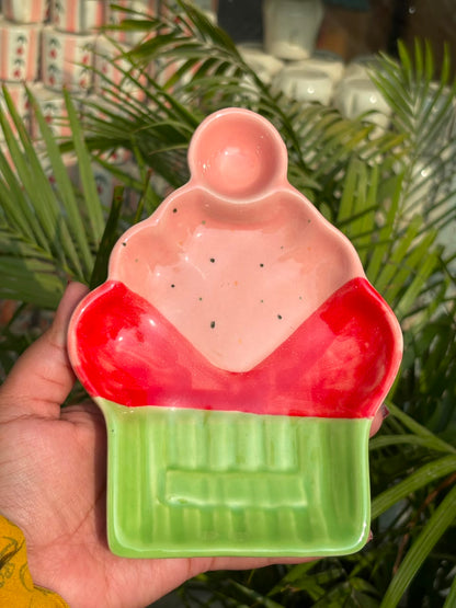 Pink Candy Scoop Platter
