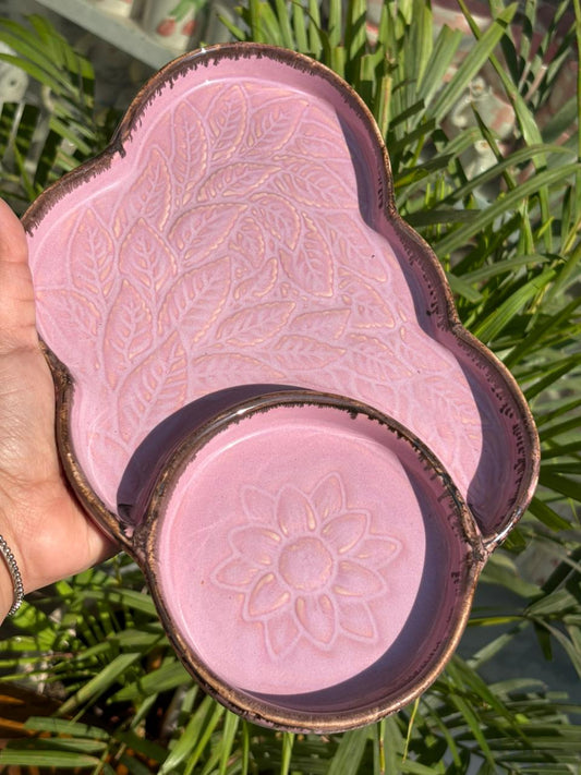 Pink Meadow Chip & Dip Platter