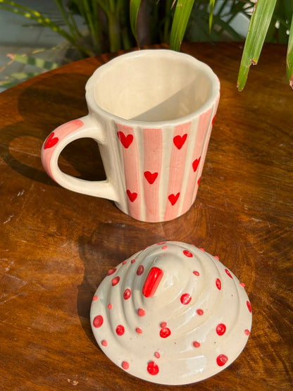 Pink Sprinkle Cupcake Mug