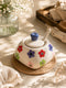 Rainbow Bloom Jar with Spoon