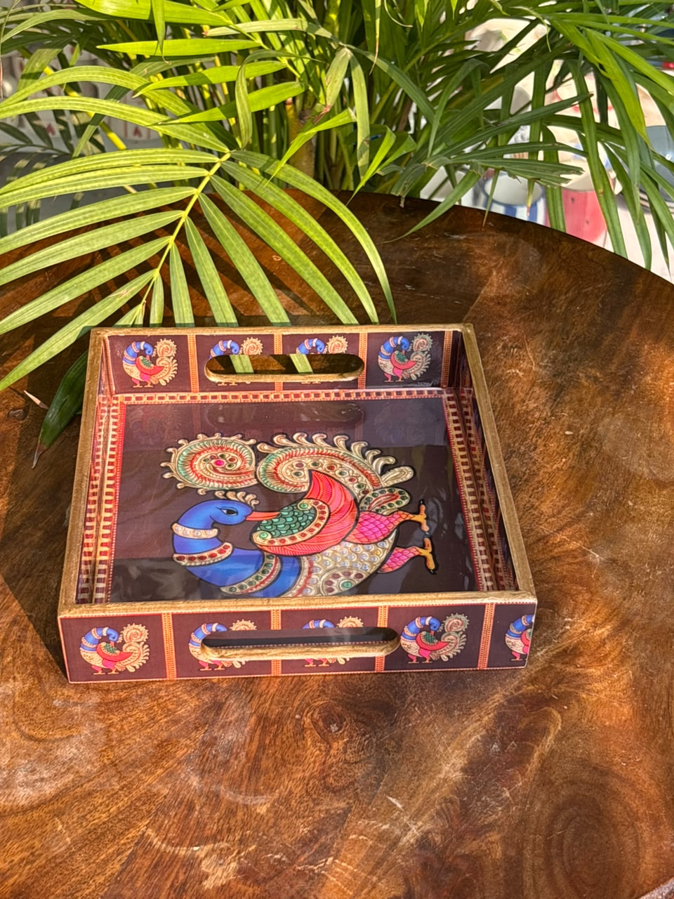 Rajsi Mayura Heritage Tray