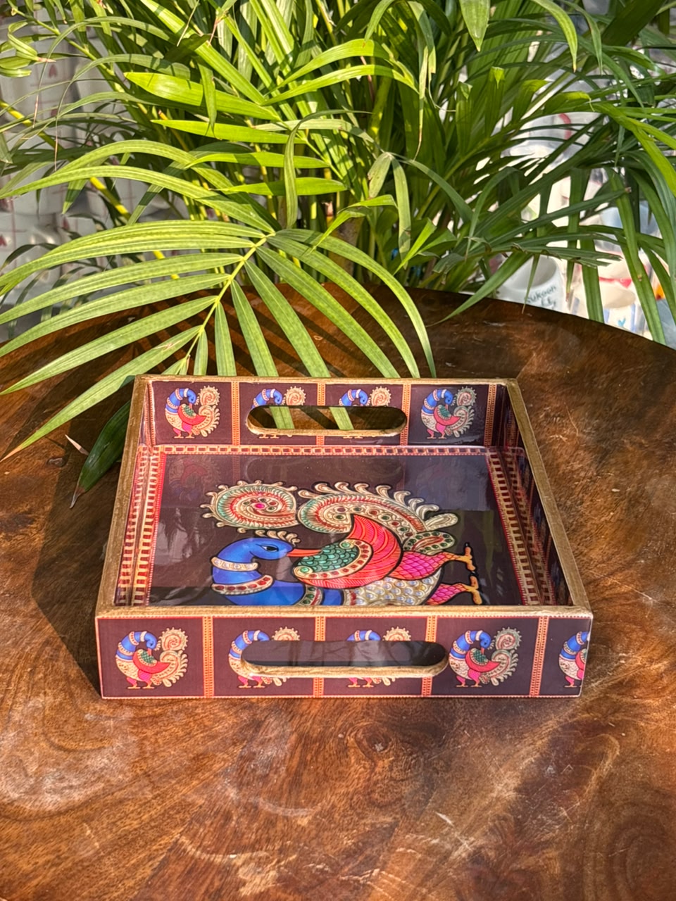 Rajsi Mayura Heritage Tray