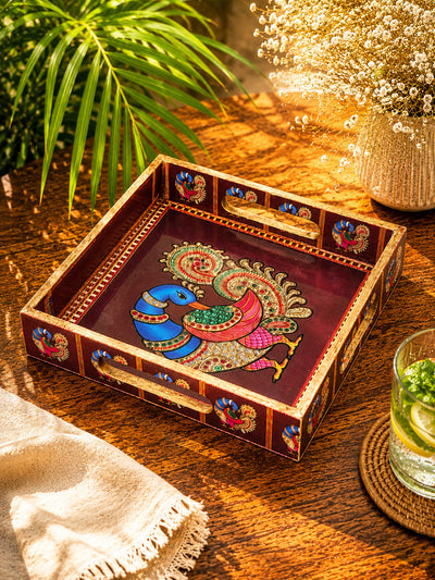 Rajsi Mayura Heritage Tray