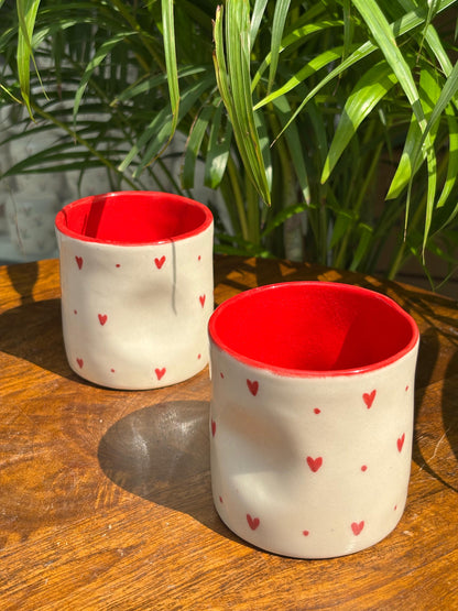 RedLush Candle Jar/ Water Glass